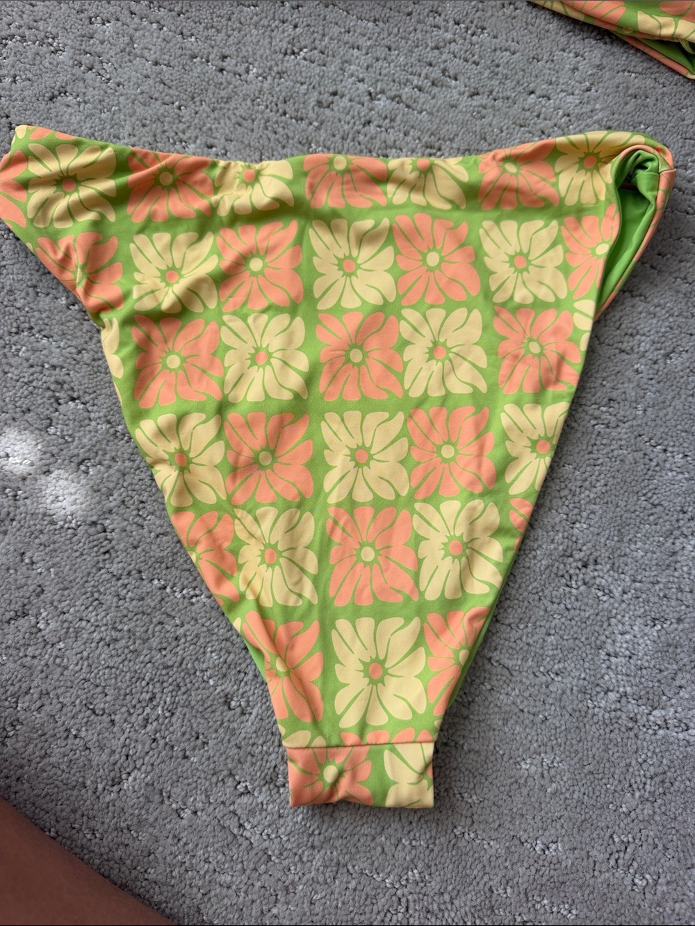 Dippin' Daisy's Green Orange Yellow Floral Bikini - Picture 4 of 7